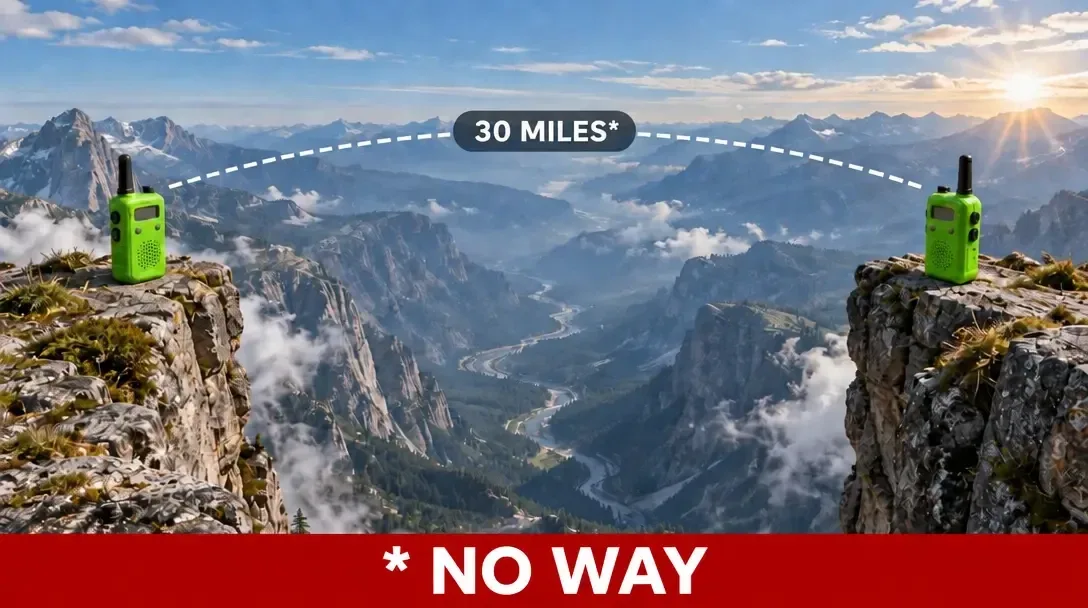 The 30-Mile Myth: Why Your Big-Box Radios Aren’t Giving You the Range They Promise