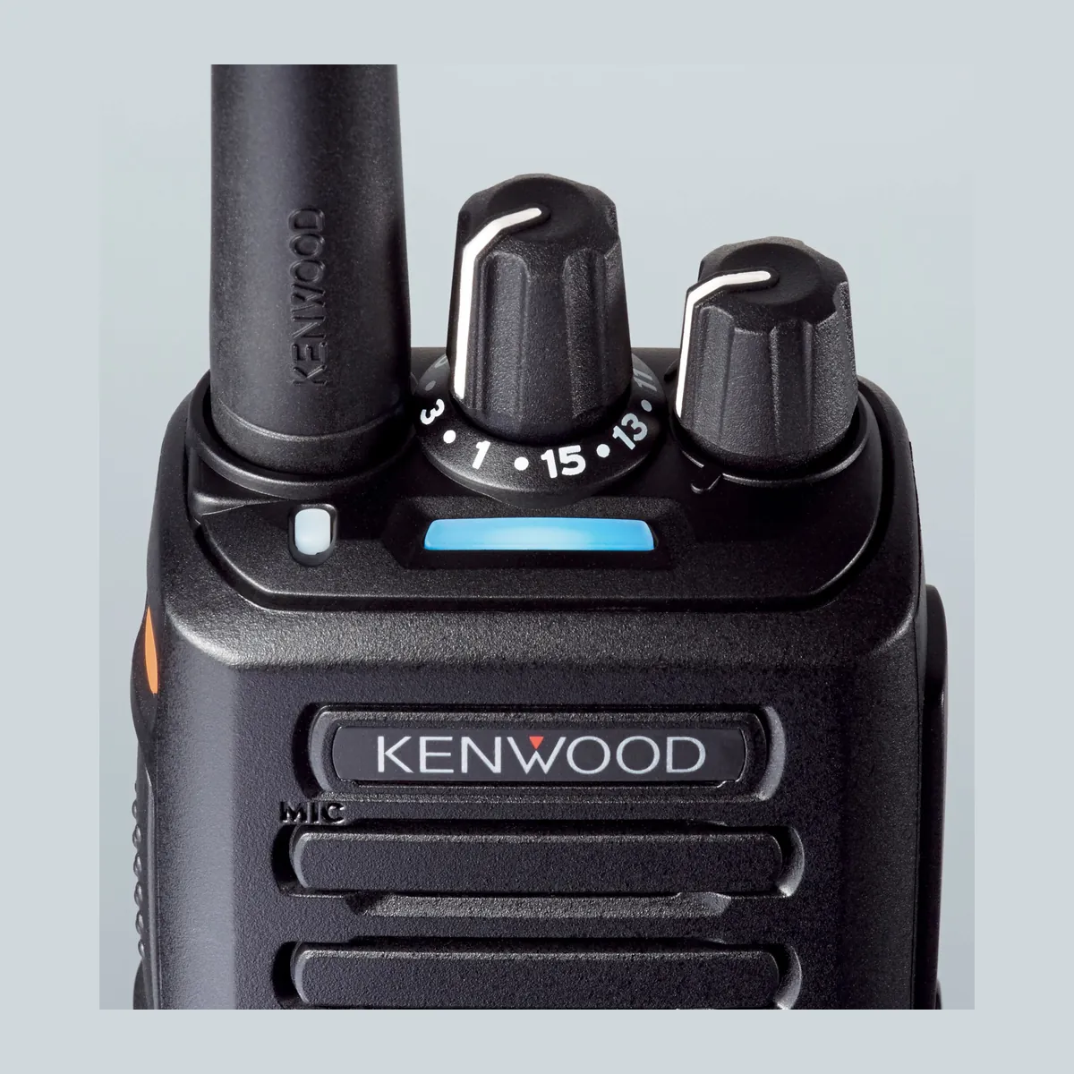 Kenwood NX-3000 series 7-color light bar and top controls